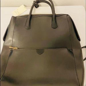 NWT A New Day Target unused black vinyl back/bag